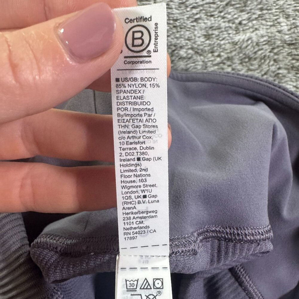 Athleta Elation Rib Tight Sz S Nightfall Purple - Picture 8 of 9